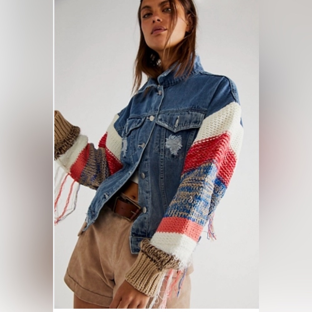 Wren & Glory Knitter Denim Jacket